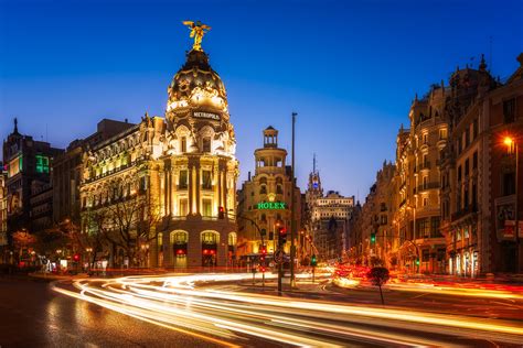 Gran Via and The Metropolis Building in the heart of Madrid | Spain - Fine Art Photography by ...