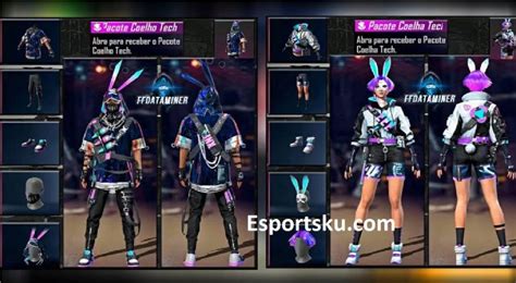 Duo Cyber Bunny Bundle in Free Fire (FF) Leak - Esports