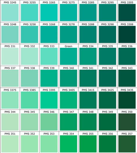 Pms Color Chart Green Color Chart Pantone Color Chart Pantone Colour | sexiezpix Web Porn