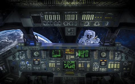 Space Shuttle Cockpit Wallpaper - WallpaperSafari