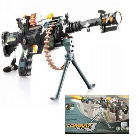 Toy Combat Gun - Toy Gun With Lights And Sound - Kids Army Shop