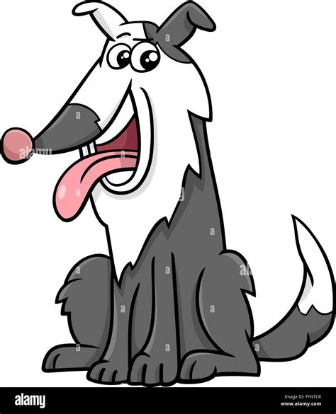 sheep dog cartoon Stock Photo - Alamy