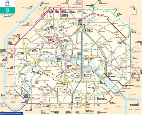 Map of Paris bus & Noctilien: stations & lines