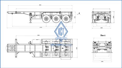 30 Feet Container semi-trailer / Container chassis