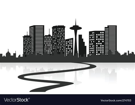 Cityscape Royalty Free Vector Image - VectorStock