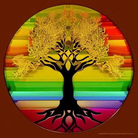 Tree of Life Revelation digitale afbeelding · Creative Fabrica