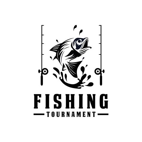 Fishing logo design template illustration. Sport fishing Logo. 14399131 Vector Art at Vecteezy