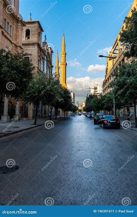 Streets of Beirut, Lebanon editorial photo. Image of beirut - 196391471