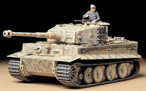 Tamiya German Tiger I Mid Production Tank 1:35 Scale Detailed Plastic Model Kit 35194 | Hobbies