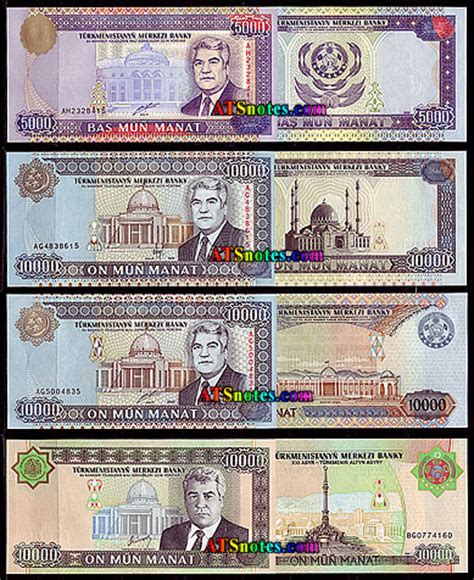 Turkmenistan banknotes - Turkmenistan paper money catalog and Turkmen ...