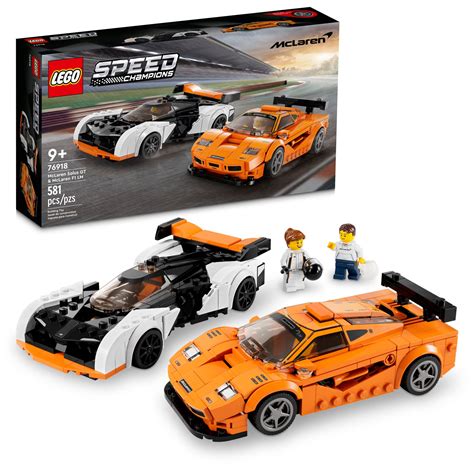 Buy LEGO Speed Champions McLaren Solus GT & McLaren F1 LM 76918, 2 Iconic Race Car Toys ...