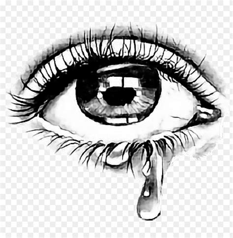 Dripping Drawing Eye Png Royalty Free Download - Eye With Tears PNG Transparent With Clear ...