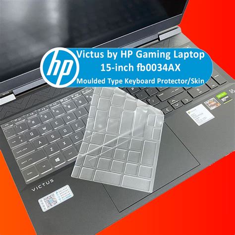 Keyboard Protector For HP Victus Gaming 15 Laptop 15-inch fb0034AX Silicone Keyboard Cover ...