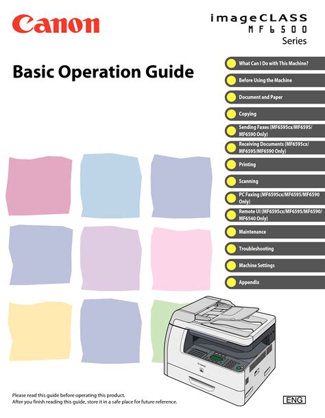 Canon printer imageCLASS MF6590 User Manual