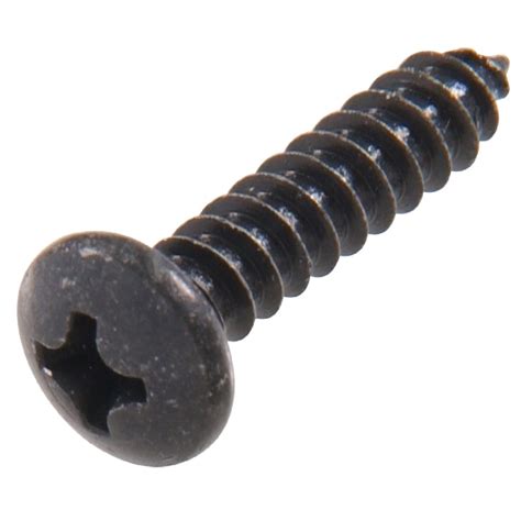 Hillman 20-Count #14 x 2-in Black Interior/Exterior Sheet Metal Screws at Lowes.com