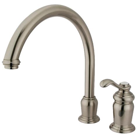 Kingston Brass Templeton Single-Handle Standard Kitchen Faucet in Brushed Nickel-HKS7828TLLS ...