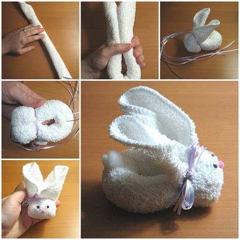 DIY Adorable Towel Bunny