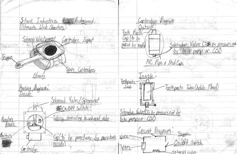 Amazing Spider Man Web Shooter Blueprints - symbol