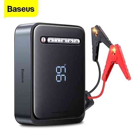 Baseus 2 In 1 Car Jump Starter Power Bank Air Compressor Inflator Pump ...