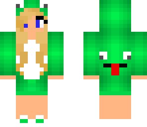 frog girl | Minecraft Skin