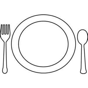 Dinner Clipart Black And White | Free download on ClipArtMag