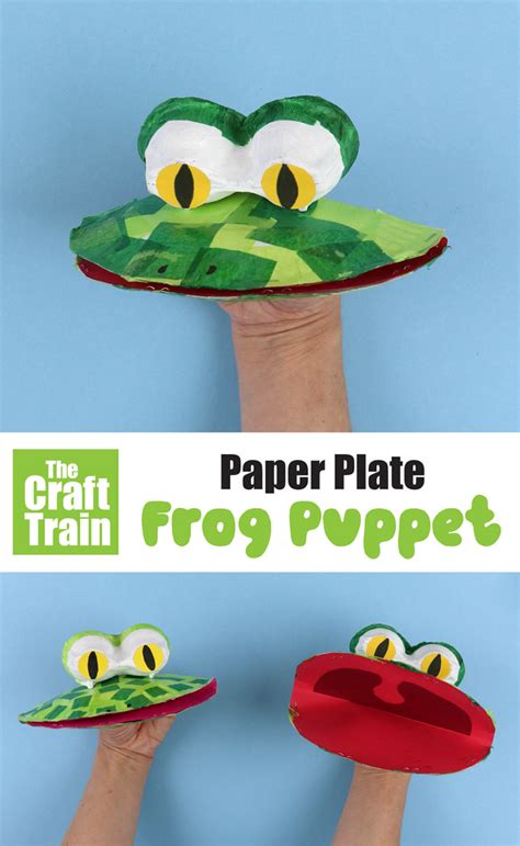 paper plate frog puppet – Dunamai