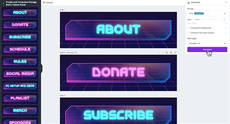 Creador y editor gratis de overlays para Twitch online | Diseña overlays personalizados con Canva