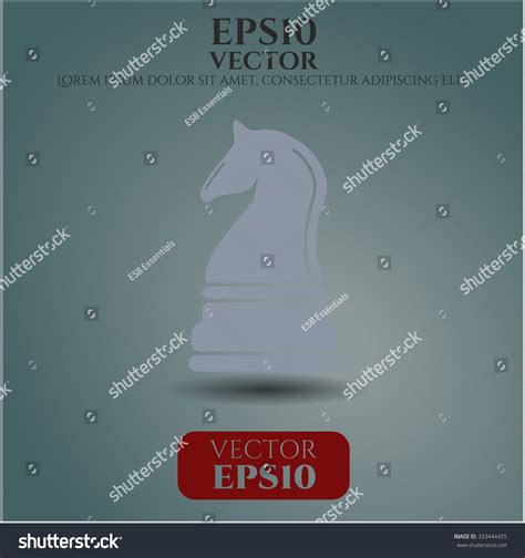 Chess Knight Symbol Stock Vector (Royalty Free) 333444455 | Shutterstock