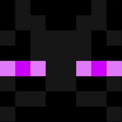 Enderman face | Minecraft Faces | Hauska