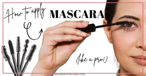 How to Apply Mascara like a Pro (Naturally & without Clumps!) - Real Beauty School