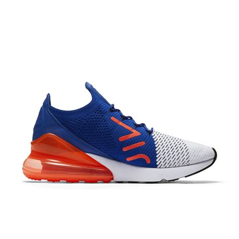 nike air max 270 flyknit racer blue total crimson mens 2 - WearTesters