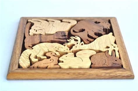 wooden puzzle, wooden toy, eco friendly handmade wood toy, educational ...