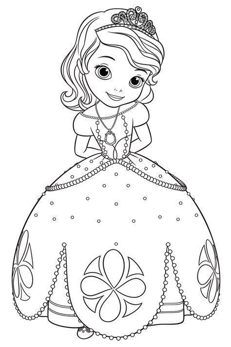 Princess Sofia Coloring Pages