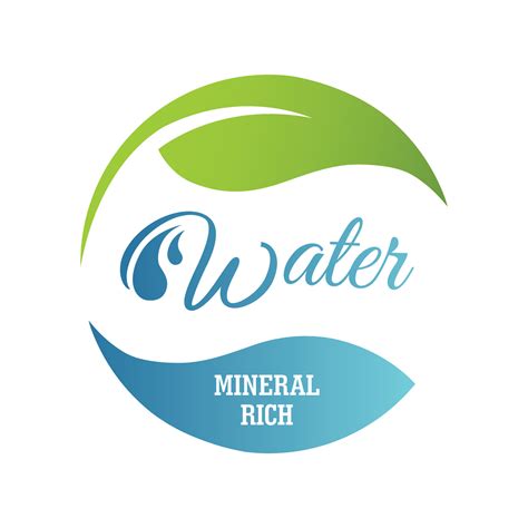 Mineral Water Logo Vector Art, Icons, and Graphics for Free Download