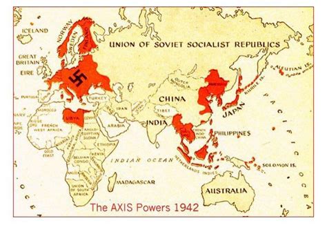 Map of the axis powers in 1942 : r/MapPorn