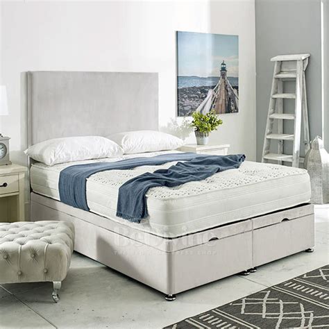 Classic Fabric Divan Ottoman Bed - BeDivine - The Bed & Mattress Shop