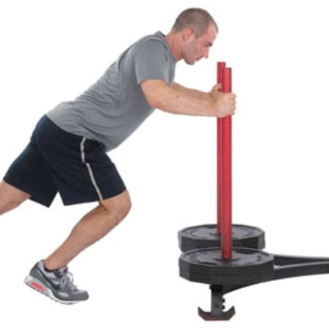 Sled Push by John T. - Exercise How-to - Skimble Workout Trainer