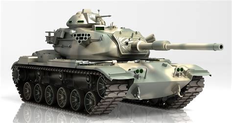 Gun Tank M60 Patton IV 3D Model in Tank 3DExport