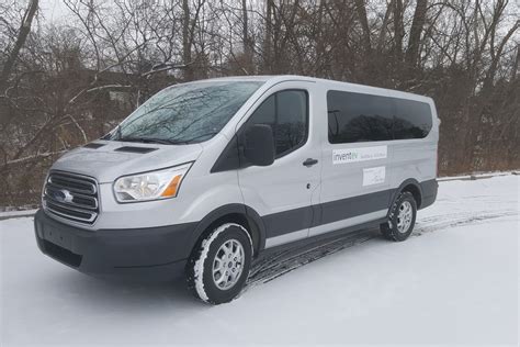 Electric Ford Transit van conversion shown by Inventev at Detroit Auto Show