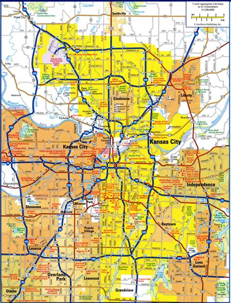 Kansas City Freeway Map - My Maps