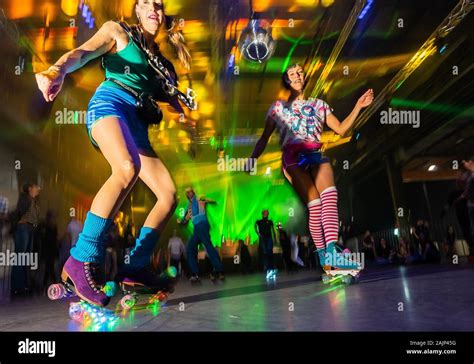 Roller disco hi-res stock photography and images - Alamy