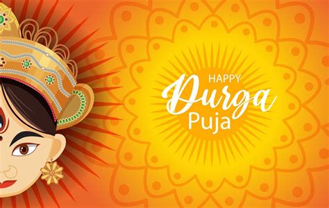 Durga Puja Indian festival banner 7092613 Vector Art at Vecteezy