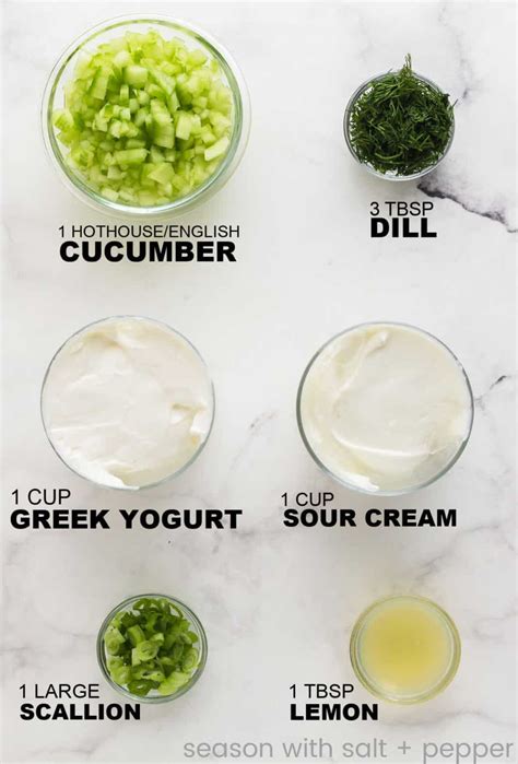 Easy Cucumber Dip {10 Minute Recipe} - Cheerful Cook