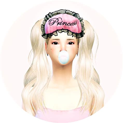 Female sleep eye mask at Marigold » Sims 4 Updates