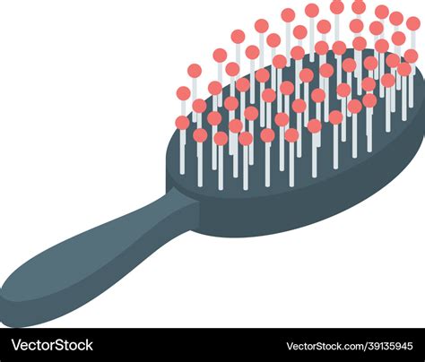 Hair brush Royalty Free Vector Image - VectorStock