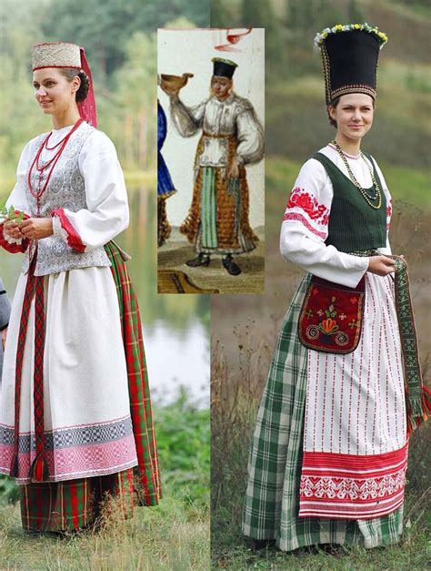 Lithuanian National Costume | Klederdracht, Cultuur, Mensen