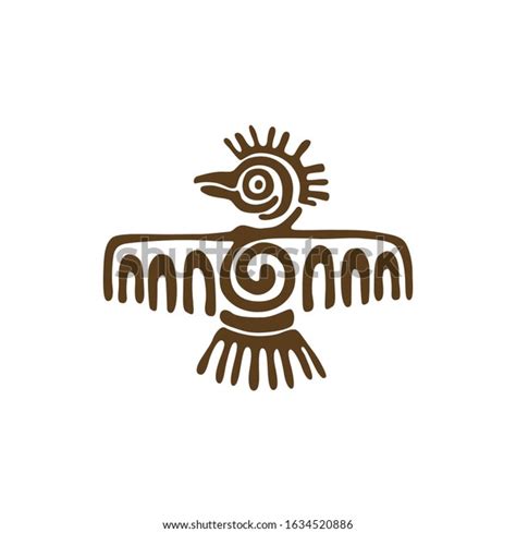 Aztec Sign Isolated Ancient Religion Symbol Stock Vector (Royalty Free) 1634520886 | Shutterstock