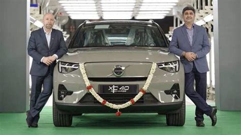 Volvo rolls out its first locally assembled electric SUV in India: Details | Mint