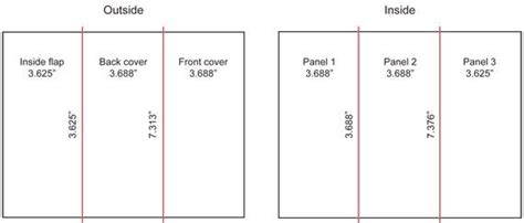 Tri Fold Brochure Dimensions | Standard Size Trifold Brochure