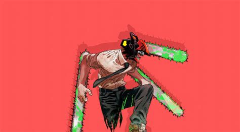 1333x768 8K Chainsaw Man Red Denji Minimal Art 1333x768 Resolution Wallpaper, HD Minimalist 4K ...